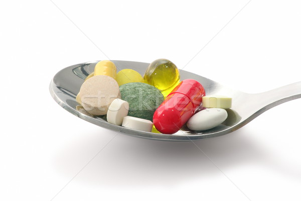 Medications in spoon Stock photo © icefront