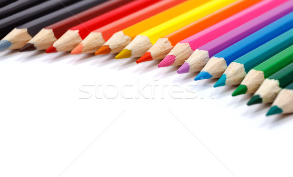 色 パレット カラフル 鉛筆 コピースペース ストックフォト © icefront