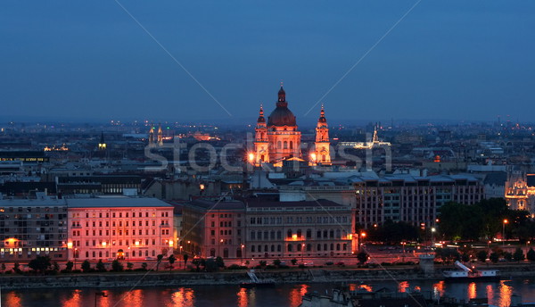 Budapest - St. Stephen Basilica Stock photo © icefront