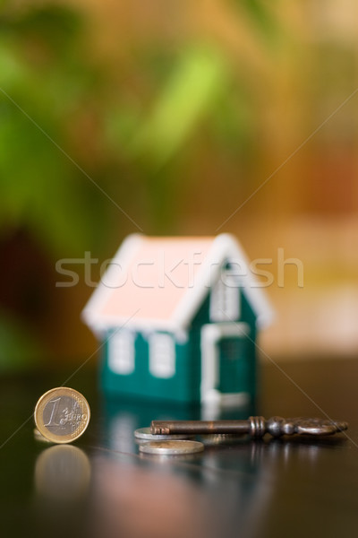 Cosas manera casa clave éxito dinero Foto stock © icefront