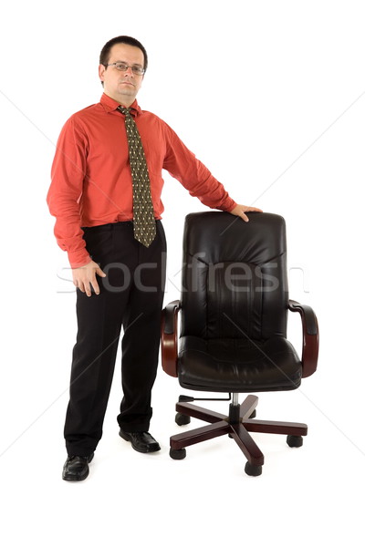 Stockfoto: Voorzitter · stoel · bedrijf · tonen · business · mannen
