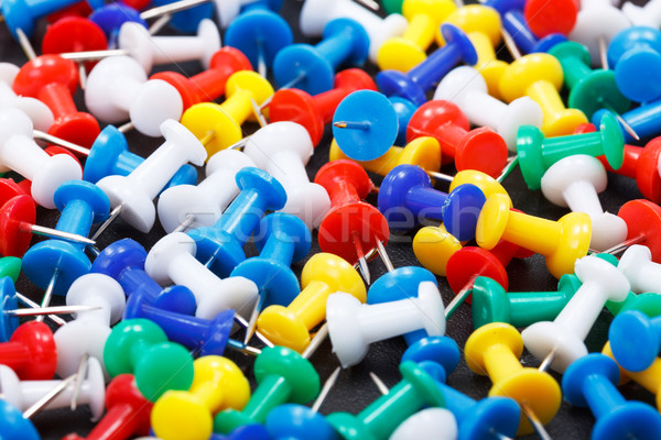 Colorful push pins  Stock photo © icefront