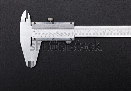 黑色 金屬的 工具 衡量 長度 商業照片 © icefront