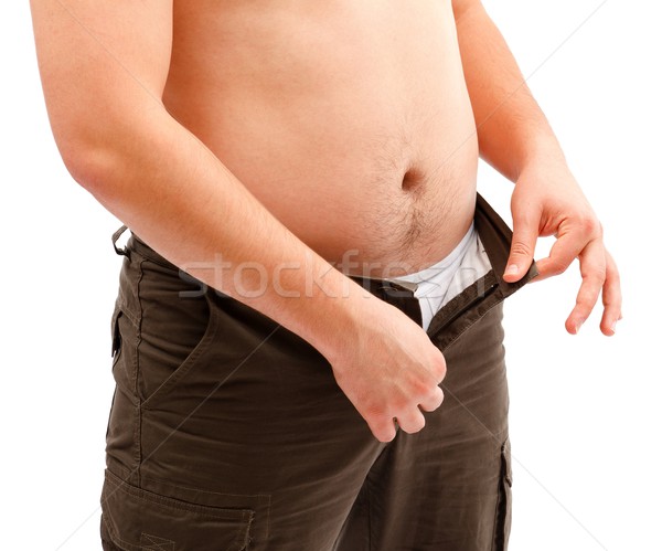 Man dressing or undressing Stock photo © icefront
