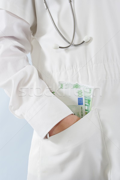 Stock foto: Geld · Leben · Arzt · Hand · medizinischen · Sanitäter