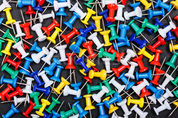 Colorful push pins  Stock photo © icefront