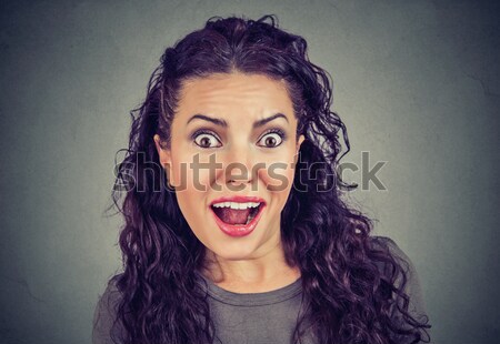 Annoyed angry woman screaming Stock photo © ichiosea