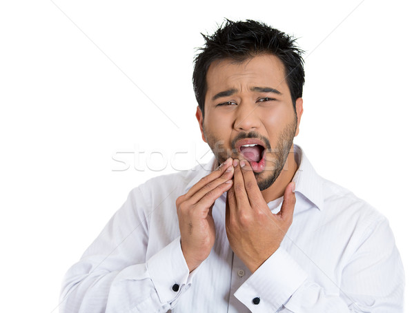 человека зубов боль портрет молодым человеком Сток-фото © ichiosea