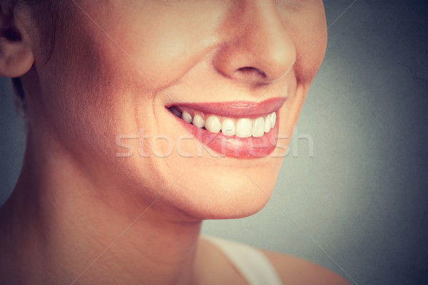Beautiful young woman smiling. Dental health. Stock photo © ichiosea