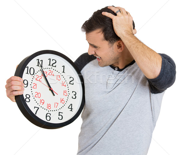 man pressured by time Stock photo © ichiosea