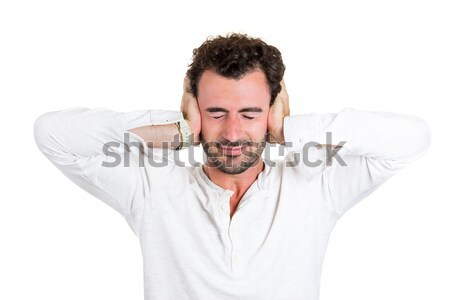 Stock photo: Upset man
