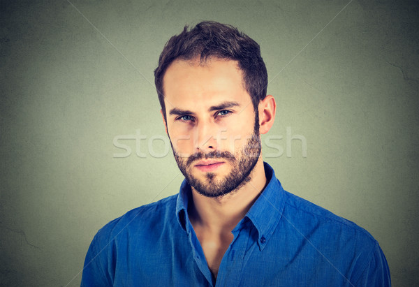 [[stock_photo]]: Suspectes · colère · homme · visage · mur · hommes