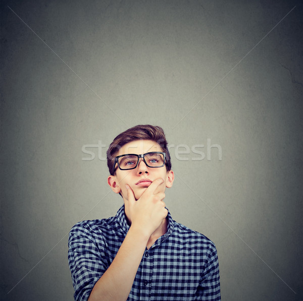 Thoughtful man making up his mind   Stock photo © ichiosea