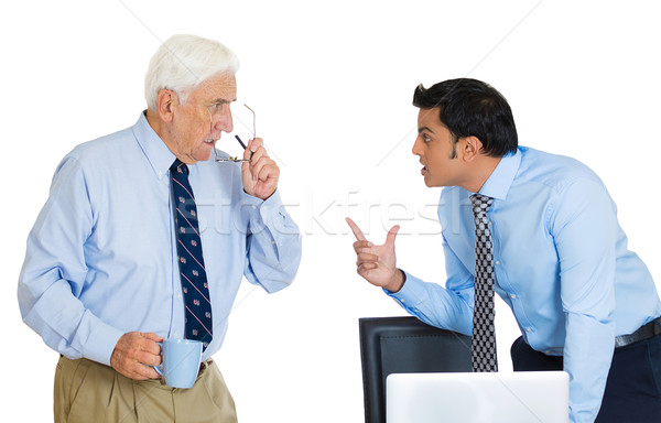 boss and employee having an arguement Stock photo © ichiosea