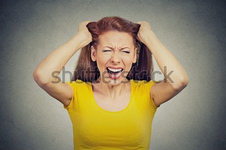 Young woman with neck pain  Stock photo © ichiosea