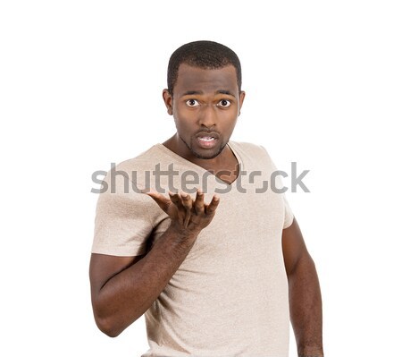 Man having pain in stomach Stock photo © ichiosea