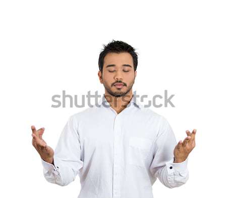man meditating Stock photo © ichiosea
