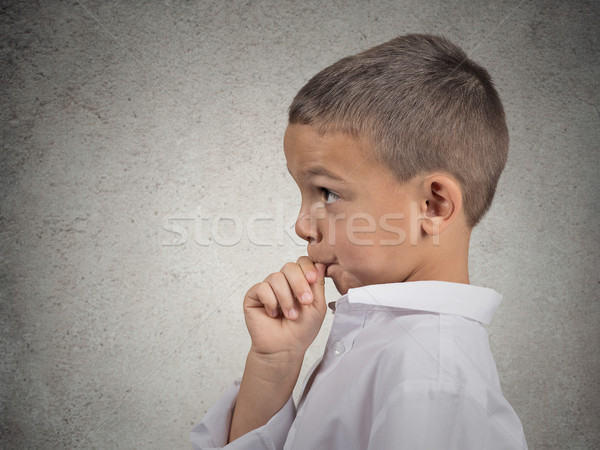 Boy sucking thumb Stock photo © ichiosea