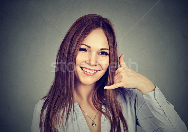 портрет женщину набирать номер числа Сток-фото © ichiosea