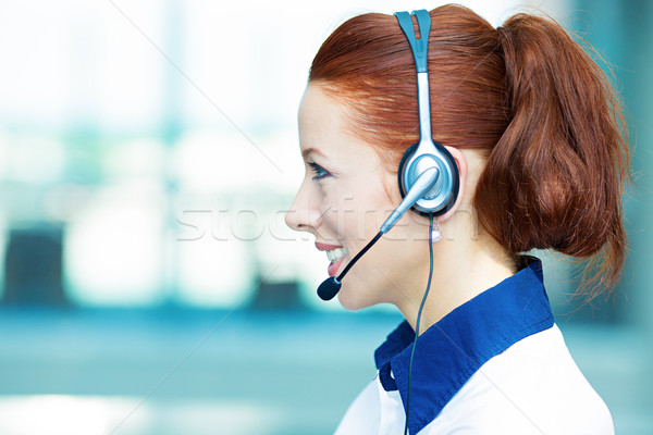 Stock photo: Female customer service representative