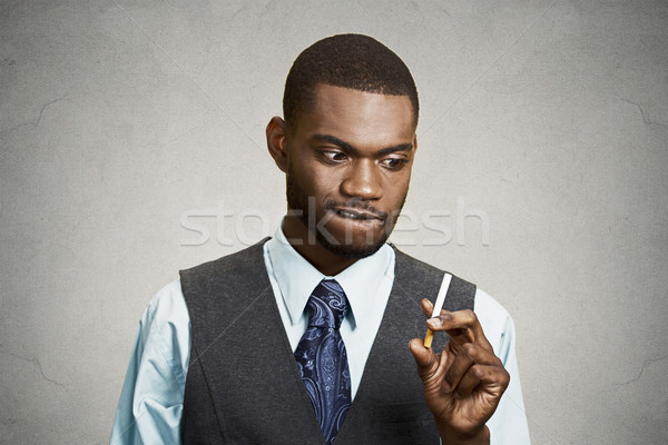 Man craving a cigarette Stock photo © ichiosea