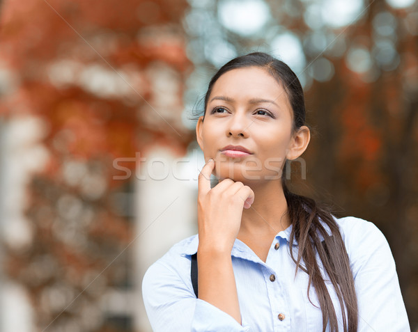 Young Businesswoman daydreaming, Thinking  Stock photo © ichiosea