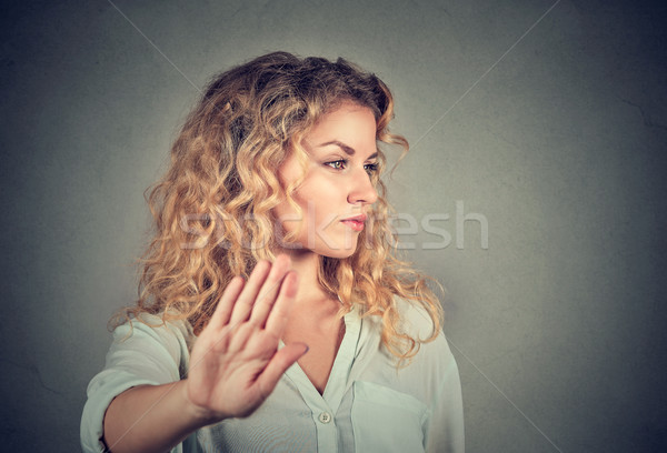 сердиться женщину плохо отношение говорить Сток-фото © ichiosea