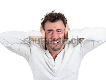 Stock photo: angry mad man