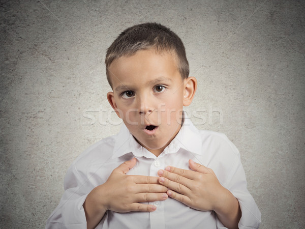 Surprised child, boy Stock photo © ichiosea