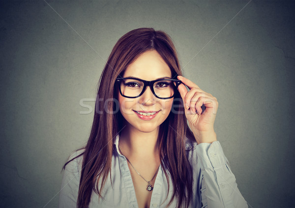 Foto stock: Retrato · mujer · aislado