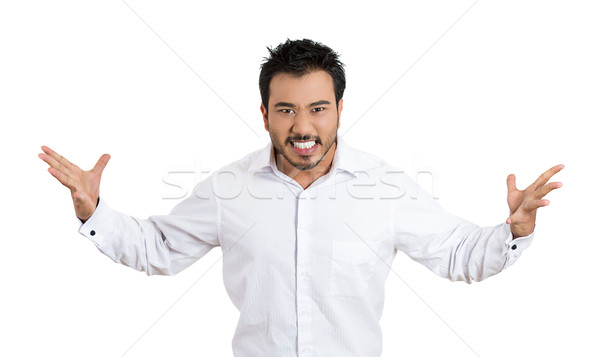 Stock photo: Angry man