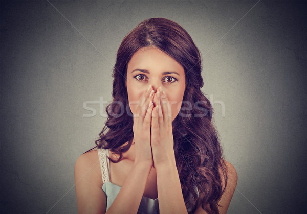 Concerned young woman Stock photo © ichiosea