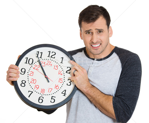 man pressured by time Stock photo © ichiosea