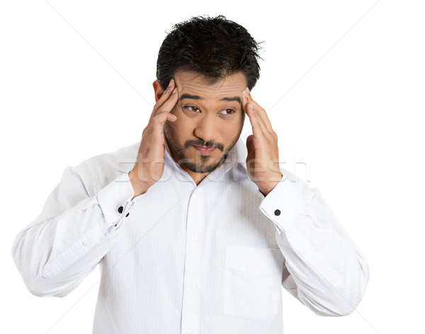 stressed man having head ache Stock photo © ichiosea