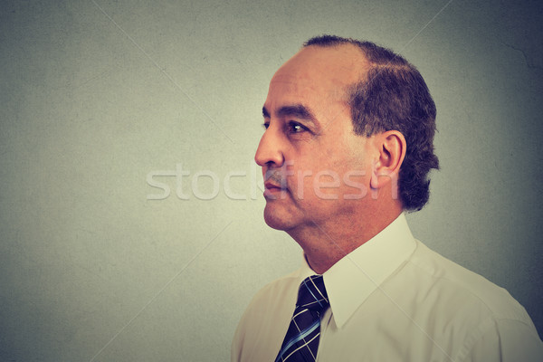 Oldal profil középkorú férfi arc férfi igazgató Stock fotó © ichiosea