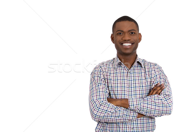 Stock photo: confident smiling male student
