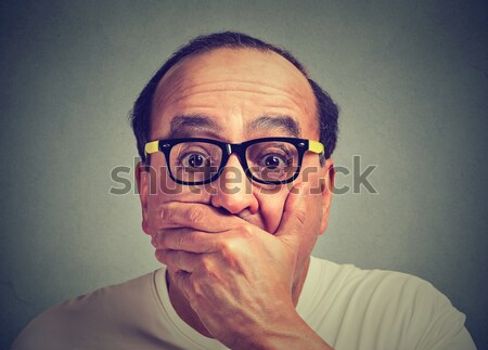 Preoccupied anxious man Stock photo © ichiosea