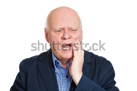 [[stock_photo]]: Dents · portrait · âgées · homme · d'affaires