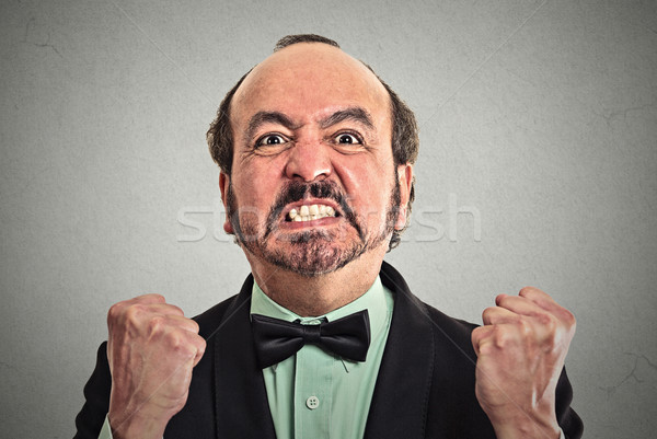 Closeup portrait of middle aged angry man
 Stock photo © ichiosea