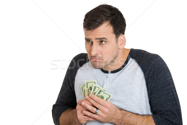 man possessive about money Stock photo © ichiosea