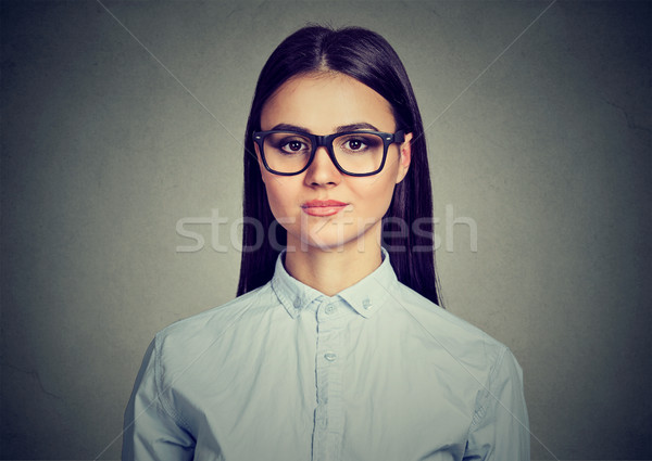 Portrait of a serious young woman  Stock photo © ichiosea