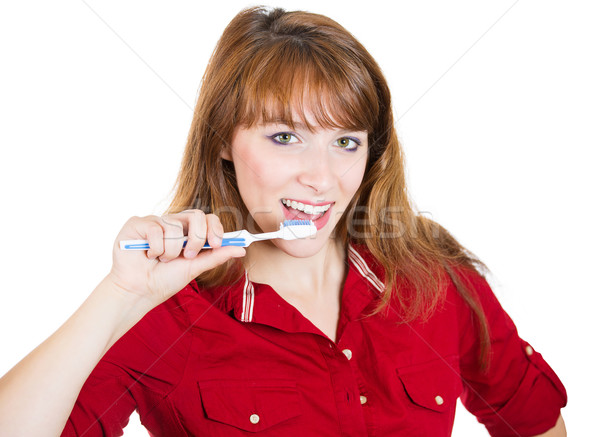 Brushing teeth Stock photo © ichiosea