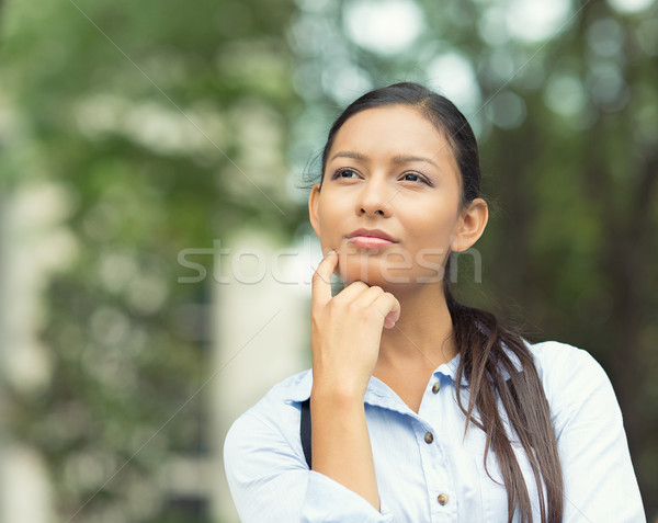 Young Businesswoman daydreaming, Thinking  Stock photo © ichiosea