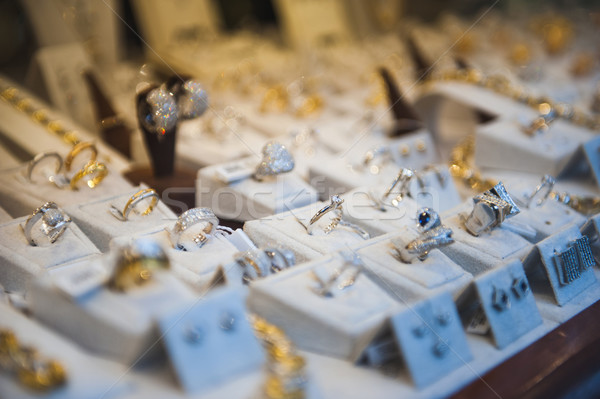 Jewelry shop window display Stock photo © ifeelstock