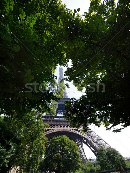 View from below to the Eiffel Tower Stock photo © ifeelstock