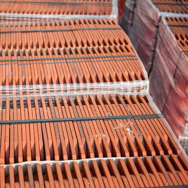 Stack of roofing tiles Stock photo © ifeelstock