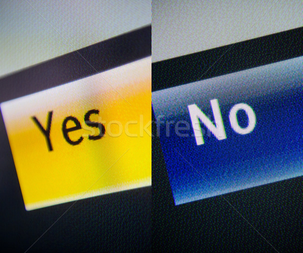 Yes and No Stock photo © ifeelstock