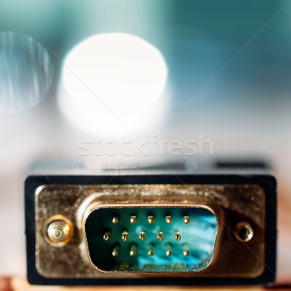 VGA input connector Stock photo © ifeelstock