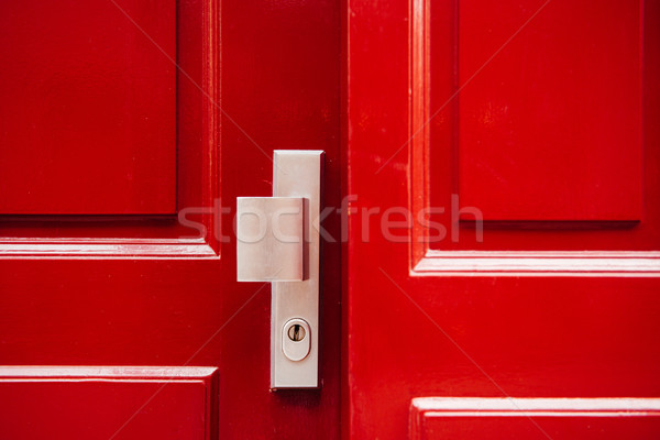 Red froont door Stock photo © ifeelstock