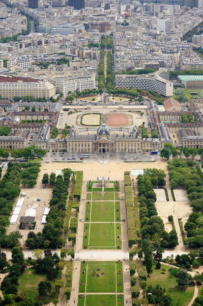 Le Champ de Mars gardens in Paris, France Stock photo © ifeelstock